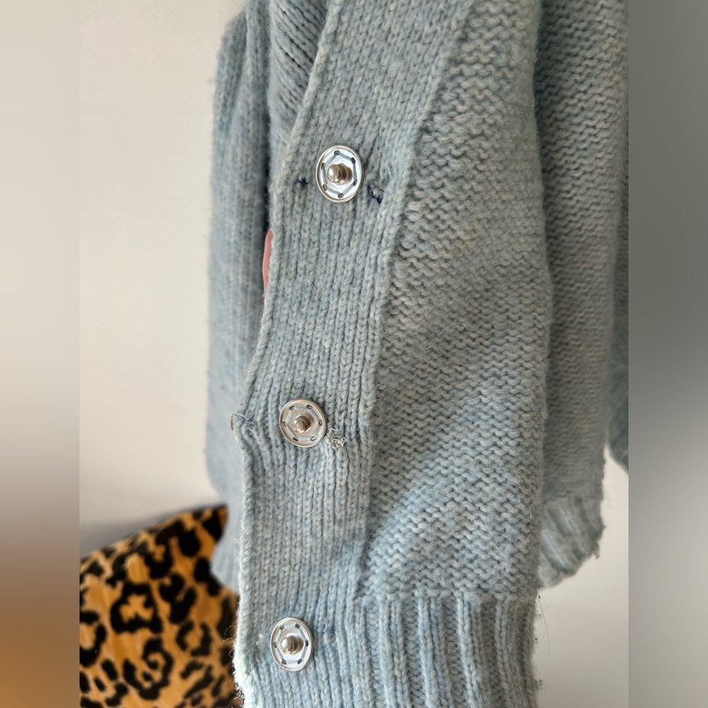 Zara Embellished Bow Oversized Cardigan - Picture 6 of 9